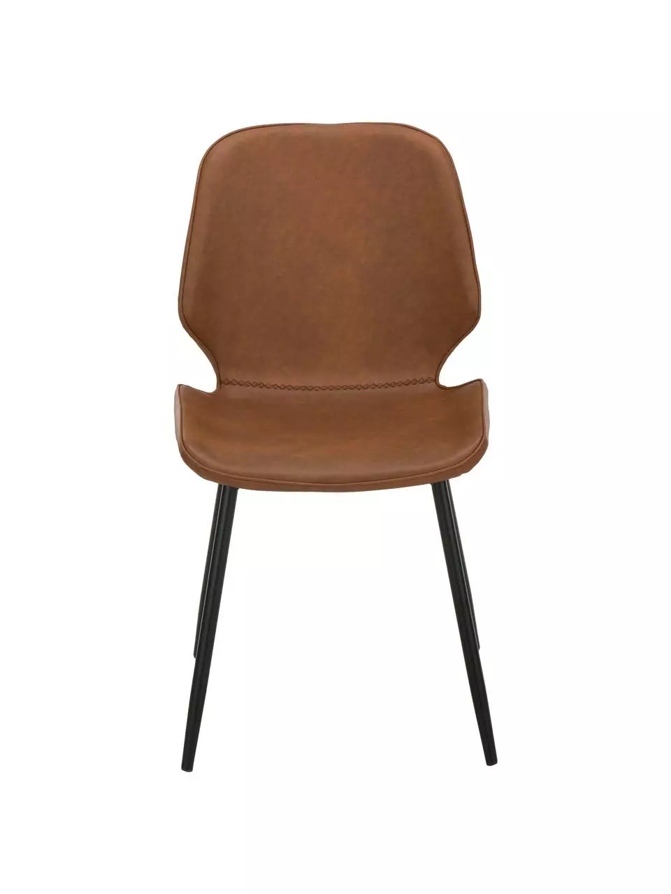 Westwing Collection Kunstleder-Polsterstühle Louis, 2 Stück, B 44 x T 58 cm 6 Westwing Collection Kunstleder-Polsterstühle Louis, 2 Stück, B 44 x T 58 cm – Bild 4