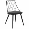 Kunstleder-Stühle Addie in Schwarz, 2 Stück, B 49 x T 49 cm 2 Kunstleder-Stühle Addie in Schwarz, 2 Stück, B 49 x T 49 cm -Esszimmer Verkäufe Kunstleder Stuhle Addie in Schwarz 2 Stuck