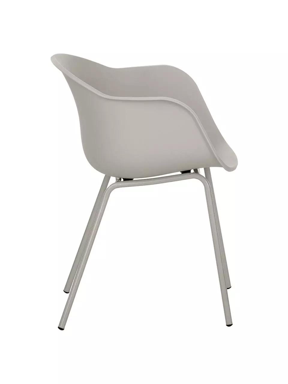 Westwing Collection Kunststoff-Armlehnstuhl Claire mit Metallbeinen, B 60 x T 54 cm 7 Westwing Collection Kunststoff-Armlehnstuhl Claire mit Metallbeinen, B 60 x T 54 cm – Bild 5