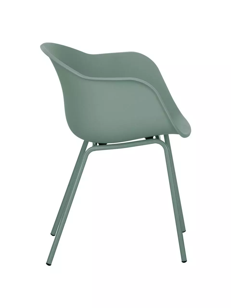 Westwing Collection Kunststoff-Armlehnstuhl Claire mit Metallbeinen, B 60 x T 54 cm 7 Westwing Collection Kunststoff-Armlehnstuhl Claire mit Metallbeinen, B 60 x T 54 cm – Bild 5