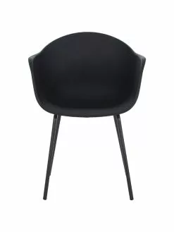 Westwing Collection Kunststoff-Armlehnstuhl Claire mit Metallbeinen, B 60 x T 54 cm -Esszimmer Verkäufe Kunststoff Armlehnstuhl Claire mit Metallbeinen 3