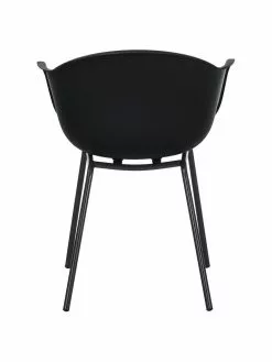 Westwing Collection Kunststoff-Armlehnstuhl Claire mit Metallbeinen, B 60 x T 54 cm -Esszimmer Verkäufe Kunststoff Armlehnstuhl Claire mit Metallbeinen 5