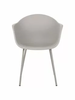 Westwing Collection Kunststoff-Armlehnstuhl Claire mit Metallbeinen, B 60 x T 54 cm 11 Westwing Collection Kunststoff-Armlehnstuhl Claire mit Metallbeinen, B 60 x T 54 cm -Esszimmer Verkäufe Kunststoff Armlehnstuhl Claire mit Metallbeinen 9