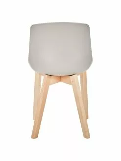 Westwing Collection Kunststoffstühle Dave mit Holzbeinen, 2 Stück, B 46 x T 52 cm -Esszimmer Verkäufe Kunststoffstuhle Dave mit Holzbeinen 2 Stuck 11