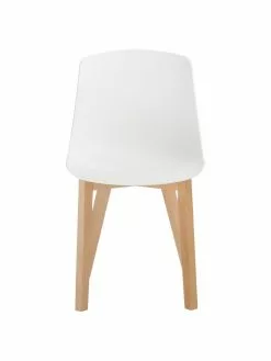 Westwing Collection Kunststoffstühle Dave mit Holzbeinen, 2 Stück, B 46 x T 52 cm -Esszimmer Verkäufe Kunststoffstuhle Dave mit Holzbeinen 2 Stuck 4