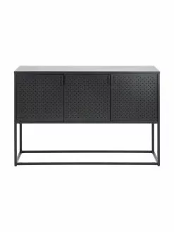 Westwing Collection Metall-Sideboard Neptun mit Türen in Schwarz, B 120 x H 80 cmNur noch 1 Artikel verfügbar 12 Westwing Collection Metall-Sideboard Neptun mit Türen in Schwarz, B 120 x H 80 cmNur noch 1 Artikel verfügbar -Esszimmer Verkäufe Metall Sideboard Neptun mit Turen in Schwarz 4