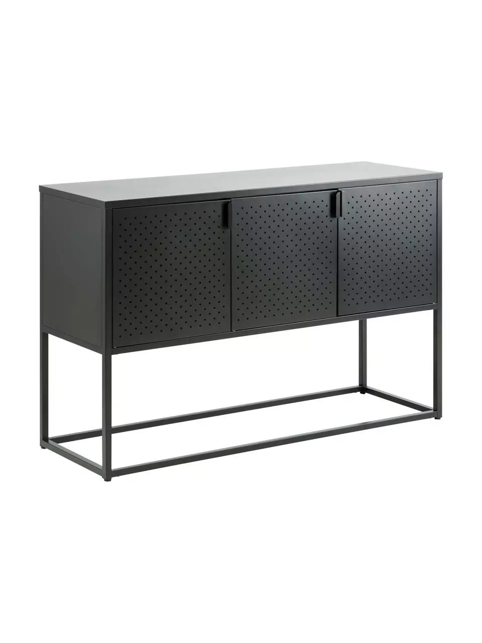 Westwing Collection Metall-Sideboard Neptun mit Türen in Schwarz, B 120 x H 80 cmNur noch 1 Artikel verfügbar 3 Westwing Collection Metall-Sideboard Neptun mit Türen in Schwarz, B 120 x H 80 cmNur noch 1 Artikel verfügbar