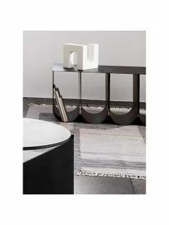 Kristina Dam Metall-Sitzbank Curved in Schwarz, B 110 x H 42 cm -Esszimmer Verkäufe Metall Sitzbank Curved in Schwarz 2