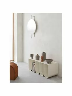 Kristina Dam Metall-Sitzbank Curved in Weiß, B 110 x H 42 cm -Esszimmer Verkäufe Metall Sitzbank Curved in Weiss 4