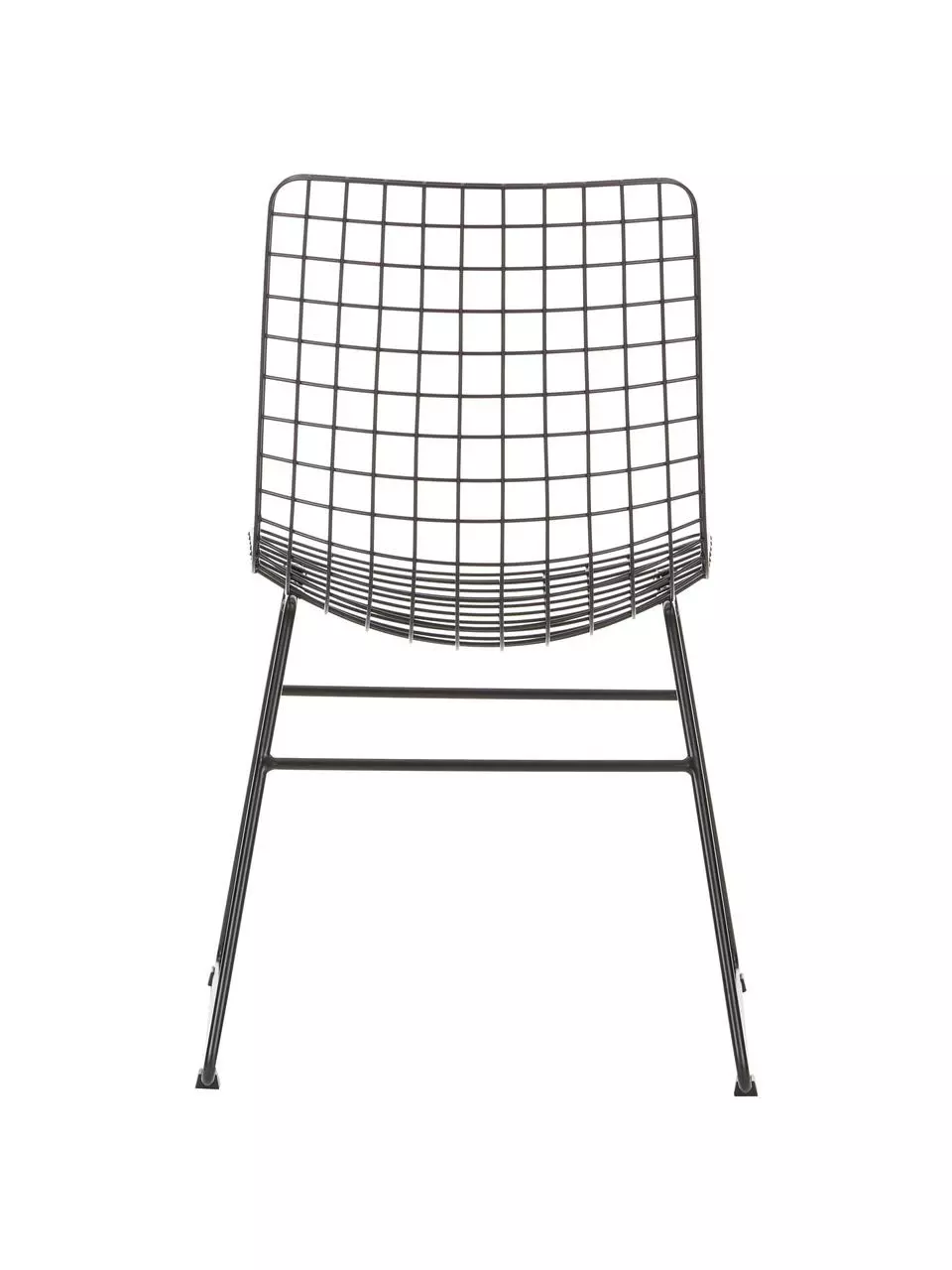 HKliving Metall-Stuhl Wire in Schwarz, B 47 x T 54 cm 8 HKliving Metall-Stuhl Wire in Schwarz, B 47 x T 54 cm – Bild 6