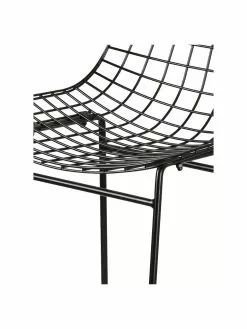 HKliving Metall-Thekenstuhl Wire in Schwarz, B 47 x H 89 cm 13 HKliving Metall-Thekenstuhl Wire in Schwarz, B 47 x H 89 cm -Esszimmer Verkäufe Metall Thekenstuhl Wire in Schwarz 5