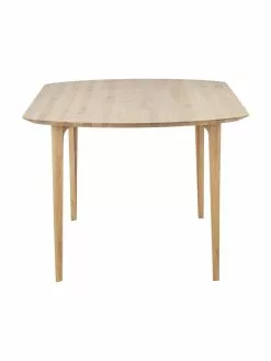 Westwing Collection Ovaler Esstisch Archie aus Eichenholz, 200 x 100 cm, B 200 x T 100 cm -Esszimmer Verkäufe Ovaler Esstisch Archie aus Eichenholz 200 x 100 cm 5