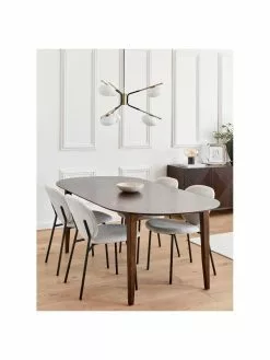 Westwing Collection Ovaler Esstisch Archie aus massivem Mangoholz, 200 x 100 cm, B 200 x T 100 cm -Esszimmer Verkäufe Ovaler Esstisch Archie aus massivem Mangoholz 200 x 100 cm 2