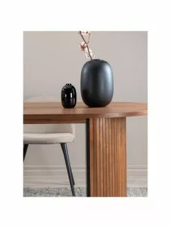 Ovaler Esstisch Bianca in Nussbaumfarben, 200 x 90 cm, B 200 x T 90 cmNur noch wenige verfügbar -Esszimmer Verkäufe Ovaler Esstisch Bianca in Nussbaumfarben 200 x 90 cm 2