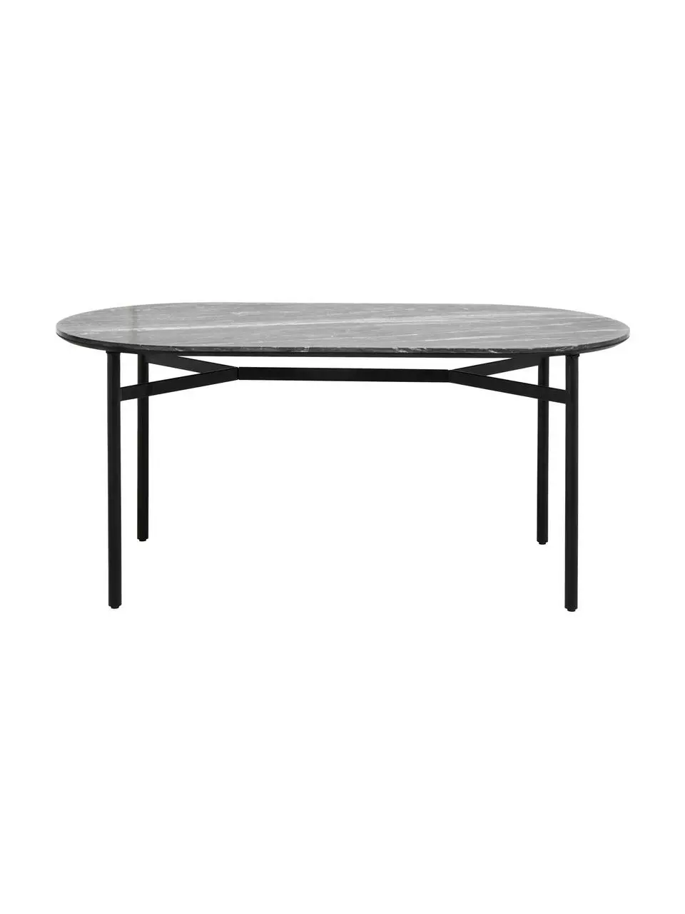 Nordal Ovaler Esstisch Taupo mit Marmoroptik, 175 x 90 cm, B 175 x T 90 cm 7 Nordal Ovaler Esstisch Taupo mit Marmoroptik, 175 x 90 cm, B 175 x T 90 cm – Bild 5
