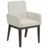 Westwing Collection Polster-Armlehnstuhl Koga in Cremeweiß, B 54 x H 86 cm -Esszimmer Verkäufe Polster Armlehnstuhl Koga in Cremeweiss 6