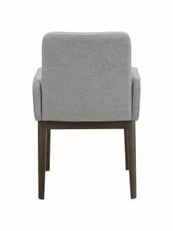 Westwing Collection Polster-Armlehnstuhl Koga in Grau, B 54 x H 86 cm -Esszimmer Verkäufe Polster Armlehnstuhl Koga in Grau 5