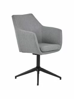 Polster-Drehstuhl Nora mit Armlehne, B 58 x T 57 cm