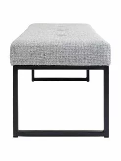 Kare Design Polsterbank Smart Dolce in Hellgrau, B 90 x H 40 cm -Esszimmer Verkäufe Polsterbank Smart Dolce in Hellgrau 4