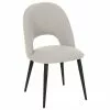 Westwing Collection Polsterstuhl Rachel in Grau, B 53 x T 57 cm -Esszimmer Verkäufe Polsterstuhl Rachel in Grau