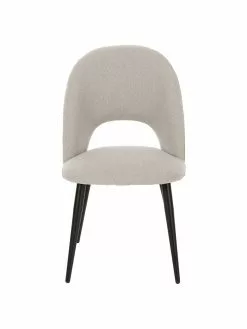 Westwing Collection Polsterstuhl Rachel in Grau, B 53 x T 57 cm 11 Westwing Collection Polsterstuhl Rachel in Grau, B 53 x T 57 cm -Esszimmer Verkäufe Polsterstuhl Rachel in Grau 3