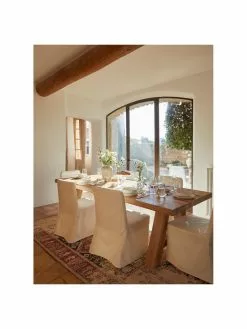 Westwing Collection Polsterstuhl Russell mit Husse in Cremeweiß, B 47 x H 86 cmNur noch wenige verfügbar -Esszimmer Verkäufe Polsterstuhl Russell mit Husse in Cremeweiss 2