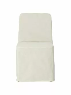 Westwing Collection Polsterstuhl Russell mit Husse in Cremeweiß, B 47 x H 86 cmNur noch wenige verfügbar -Esszimmer Verkäufe Polsterstuhl Russell mit Husse in Cremeweiss 5