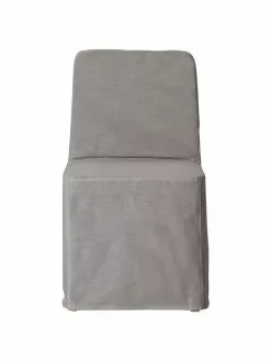 Westwing Collection Polsterstuhl Russell mit Husse in Grau, B 47 x H 86 cm -Esszimmer Verkäufe Polsterstuhl Russell mit Husse in Grau 3