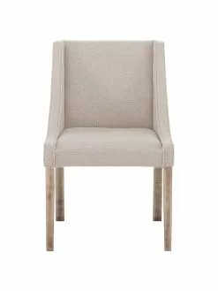 Westwing Collection Polsterstuhl Savannah mit Holzbeinen, B 60 x T 60 cm -Esszimmer Verkäufe Polsterstuhl Savannah mit Holzbeinen 3