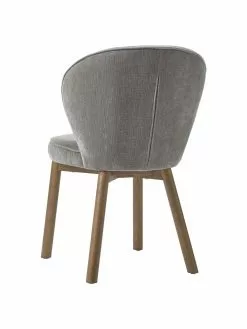 Westwing Collection Polsterstuhl Serena in Grau, B 56 x T 64 cm -Esszimmer Verkäufe Polsterstuhl Serena in Grau 5