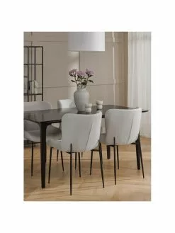 Westwing Collection Polsterstuhl Tess in Cremeweiß, B 49 x T 64 cm 10 Westwing Collection Polsterstuhl Tess in Cremeweiß, B 49 x T 64 cm -Esszimmer Verkäufe Polsterstuhl Tess in Cremeweiss 2