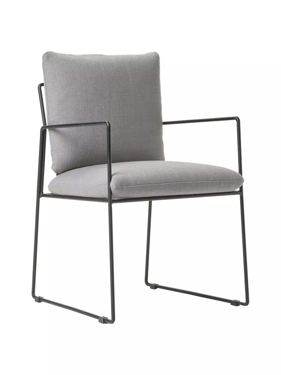 Westwing Collection Polsterstuhl Wayne mit Metall-Gestell, B 54 x T 58 cm 3 Westwing Collection Polsterstuhl Wayne mit Metall-Gestell, B 54 x T 58 cm