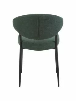 Westwing Collection Polsterstühle Adele in Dunkelgrün, 2 Stück, B 54 x T 57 cm -Esszimmer Verkäufe Polsterstuhle Adele in Dunkelgrun 2 Stuck 5