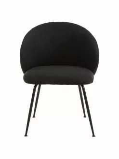 Westwing Collection Polsterstühle Luisa in Schwarz, 2 Stück, B 59 x T 58 cm 11 Westwing Collection Polsterstühle Luisa in Schwarz, 2 Stück, B 59 x T 58 cm -Esszimmer Verkäufe Polsterstuhle Luisa in Schwarz 2 Stuck 3