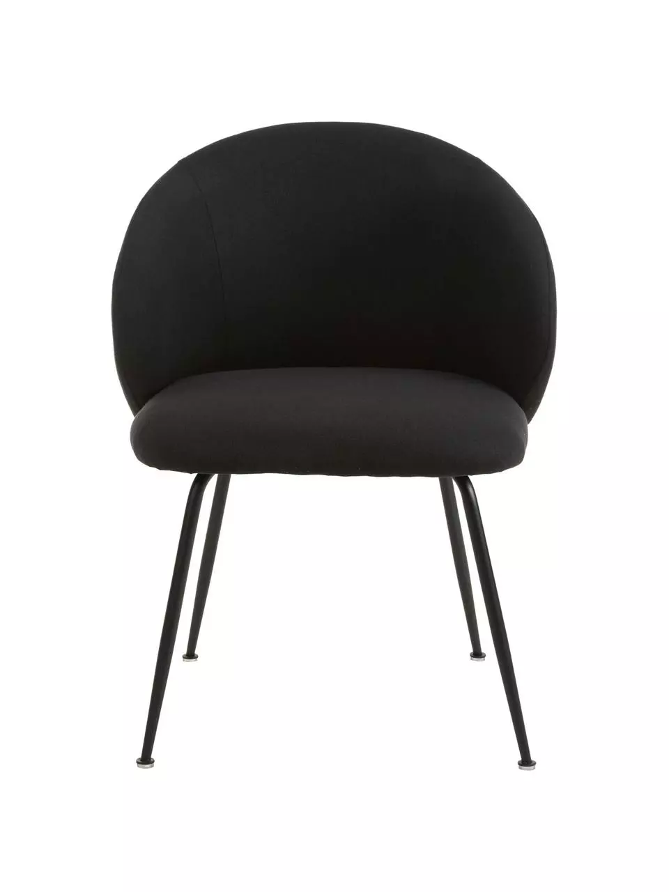 Westwing Collection Polsterstühle Luisa in Schwarz, 2 Stück, B 59 x T 58 cm 6 Westwing Collection Polsterstühle Luisa in Schwarz, 2 Stück, B 59 x T 58 cm – Bild 4