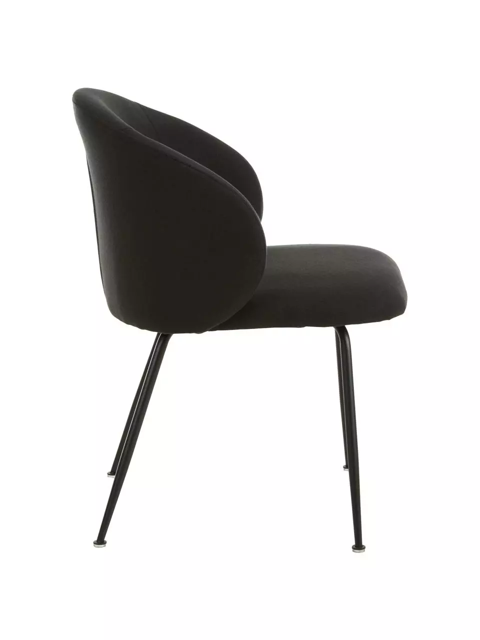 Westwing Collection Polsterstühle Luisa in Schwarz, 2 Stück, B 59 x T 58 cm 7 Westwing Collection Polsterstühle Luisa in Schwarz, 2 Stück, B 59 x T 58 cm – Bild 5