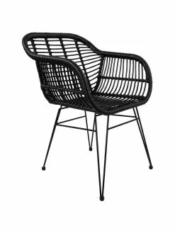 Westwing Collection Polyrattan-Armlehnstühle Costa, 2 Stück, B 59 x T 58 cm -Esszimmer Verkäufe Polyrattan Armlehnstuhle Costa 2 Stuck 16