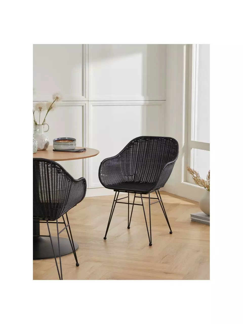 Westwing Collection Polyrattan-Armlehnstühle Costa, 2 Stück, B 57 x T 58 cm 6 Westwing Collection Polyrattan-Armlehnstühle Costa, 2 Stück, B 57 x T 58 cm – Bild 4