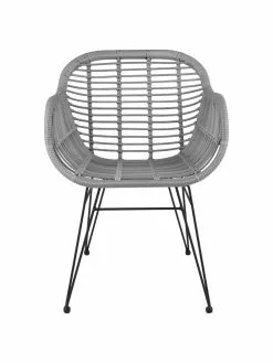 Westwing Collection Polyrattan-Armlehnstühle Costa, 2 Stück, B 59 x T 58 cm -Esszimmer Verkäufe Polyrattan Armlehnstuhle Costa 2 Stuck 34