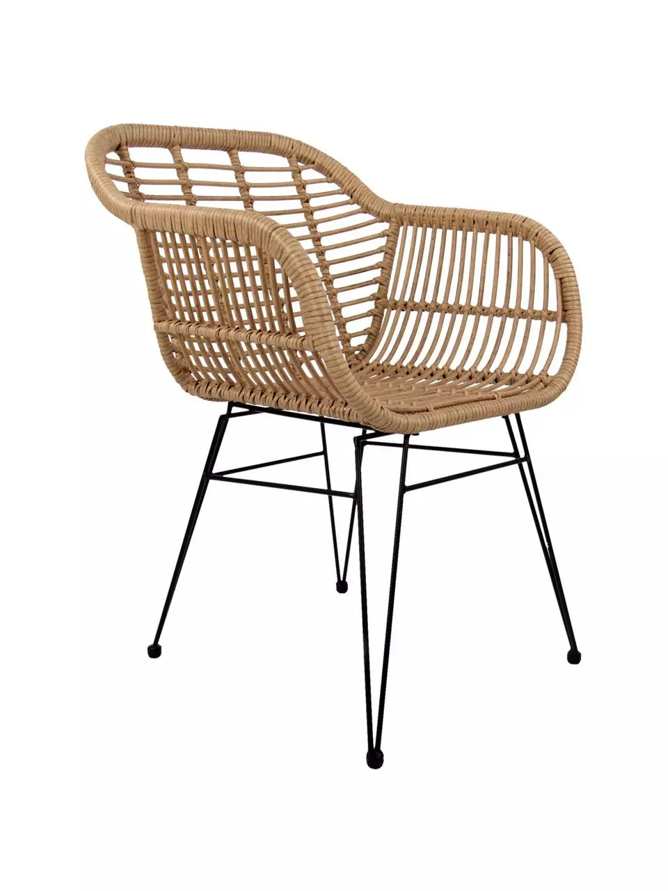 Westwing Collection Polyrattan-Armlehnstühle Costa, 2 Stück, B 59 x T 58 cm 7 Westwing Collection Polyrattan-Armlehnstühle Costa, 2 Stück, B 59 x T 58 cm – Bild 5