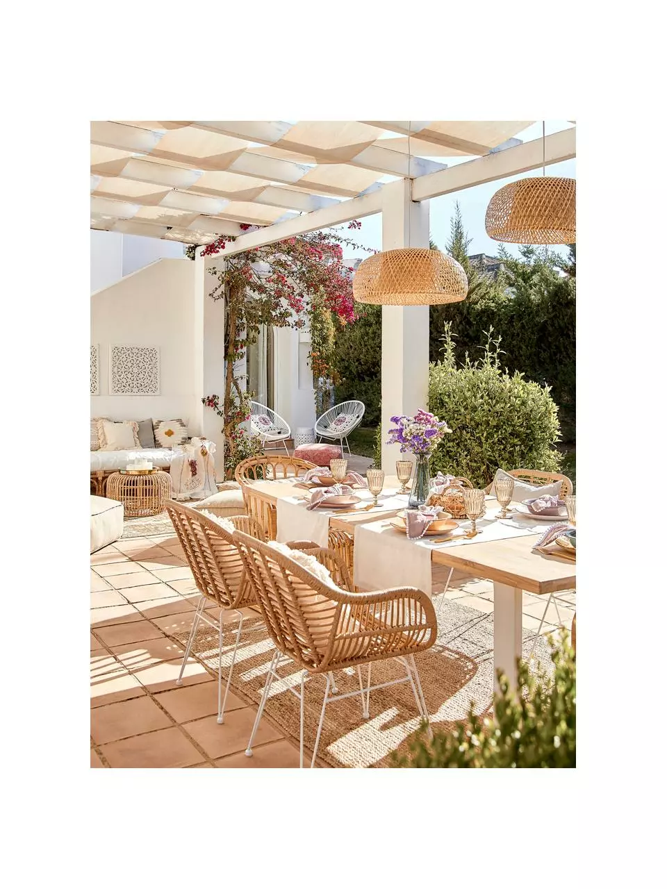 Westwing Collection Polyrattan-Armlehnstühle Costa, 2 Stück, B 59 x T 58 cm 4 Westwing Collection Polyrattan-Armlehnstühle Costa, 2 Stück, B 59 x T 58 cm – Bild 2