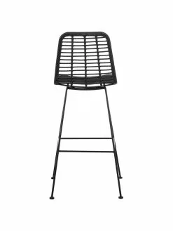 Westwing Collection Polyrattan-Barstuhl Costa mit Metall-Beinen, B 56 x H 110 cm -Esszimmer Verkäufe Polyrattan Barstuhl Costa mit Metall Beinen 11