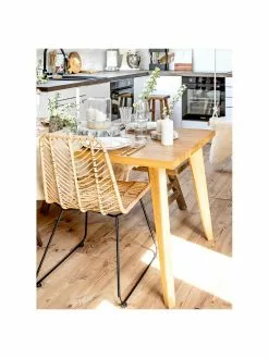 Westwing Collection Polyrattan-Stuhl Providencia, B 47 x T 63 cm -Esszimmer Verkäufe Polyrattan Stuhl Providencia 8