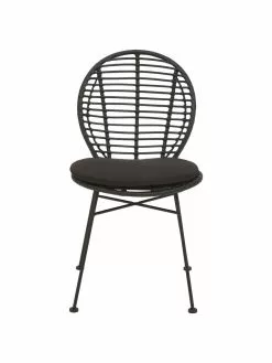 Westwing Collection Polyrattan-Stühle Cordula mit Sitzkissen, 2 Stück, B 48 x T 57 cm -Esszimmer Verkäufe Polyrattan Stuhle Cordula mit Sitzkissen 2 Stuck 4