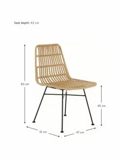 Westwing Collection Polyrattan-Stühle Costa, 2 Stück, B 47 x T 61 cm 11 Westwing Collection Polyrattan-Stühle Costa, 2 Stück, B 47 x T 61 cm -Esszimmer Verkäufe Polyrattan Stuhle Costa 2 Stuck 3