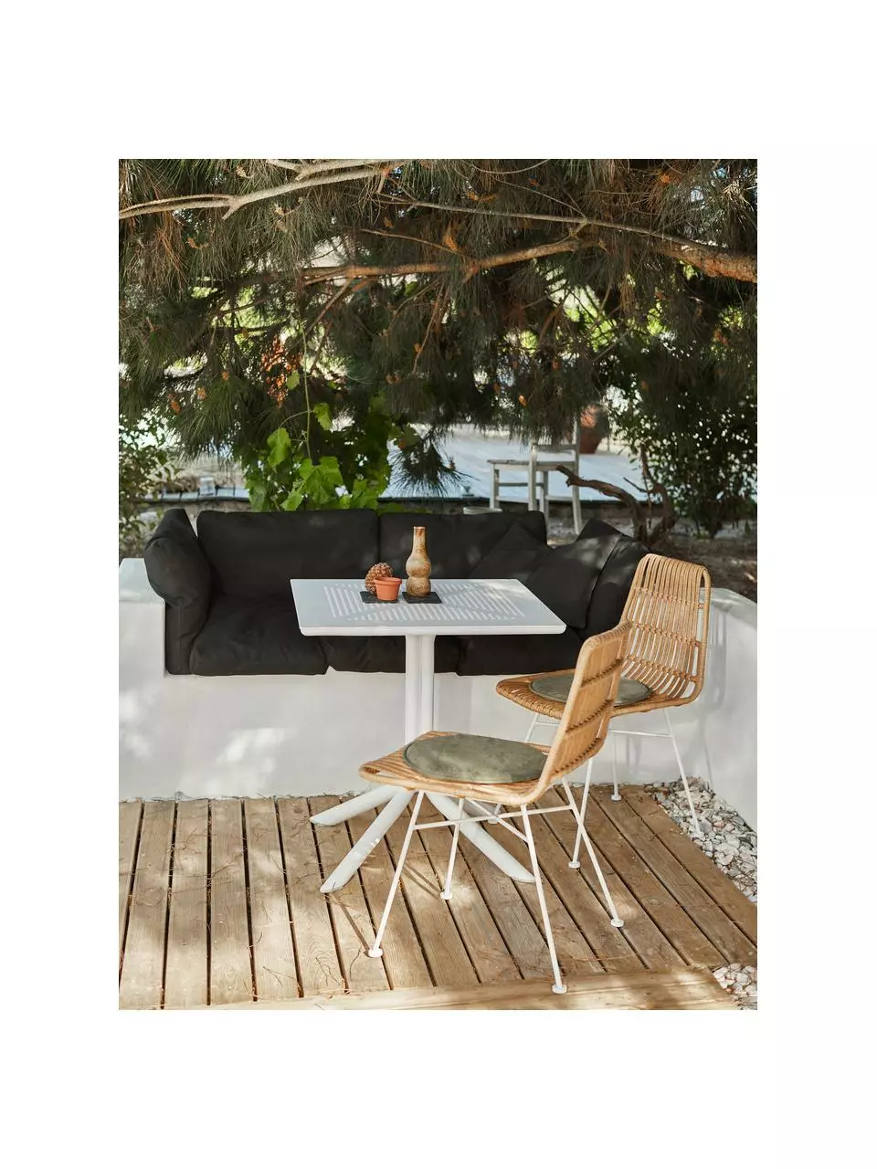 Westwing Collection Polyrattan-Stühle Costa, 2 Stück, B 47 x T 61 cm 4 Westwing Collection Polyrattan-Stühle Costa, 2 Stück, B 47 x T 61 cm – Bild 2