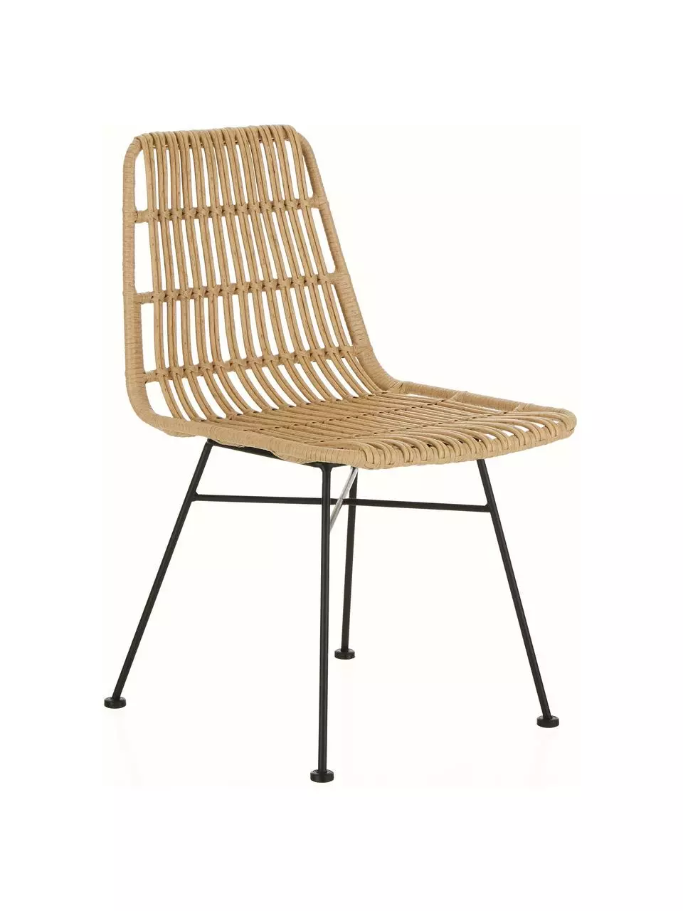 Westwing Collection Polyrattan-Stühle Costa, 2 Stück, B 47 x T 61 cm 3 Westwing Collection Polyrattan-Stühle Costa, 2 Stück, B 47 x T 61 cm