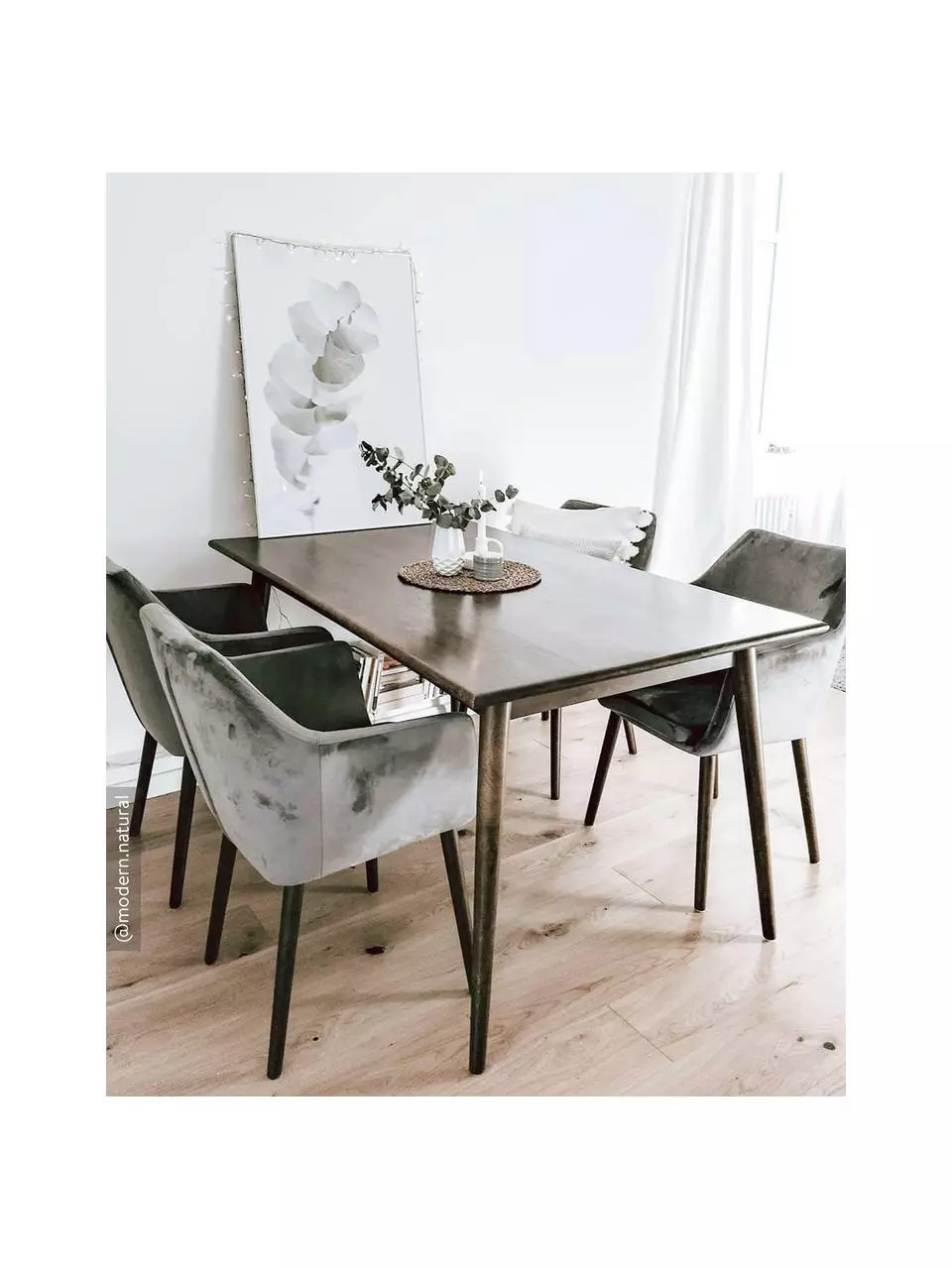 Westwing Collection Rechteckiger Esstisch Oscar aus Mangoholz, in verschiedenen Größen, B 150 x T 90 cm 4 Westwing Collection Rechteckiger Esstisch Oscar aus Mangoholz, in verschiedenen Größen, B 150 x T 90 cm – Bild 2