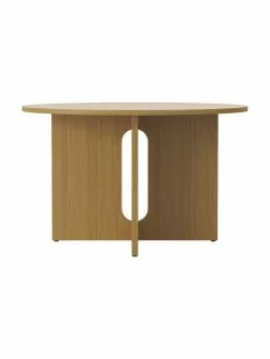 Menu Runder Esstisch Androgyne mit Eichenfurnier, in verschiedenen Größen, Ø 120 x H 73 cm -Esszimmer Verkäufe Runder Esstisch Androgyne mit Eichenfurnier in verschiedenen Grossen 4