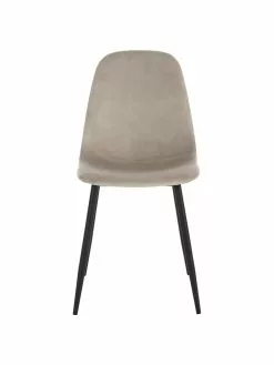 Runder Esstisch Gilda mit Samt-Stühlen in Beige, Ø 110 cm, Ø 110 x H 75 cm -Esszimmer Verkäufe Runder Esstisch Gilda mit Samt Stuhlen in Beige O 110 cm 5
